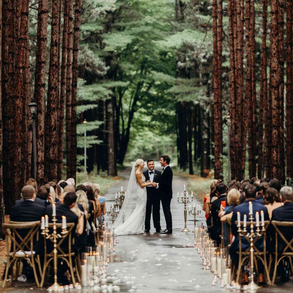 Choosing Ideal Ceremony Sites for Forest Wedding