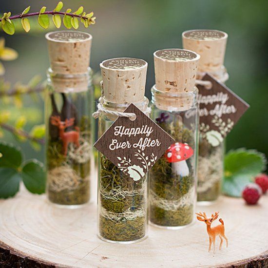 Favors with a Forest Wedding Theme