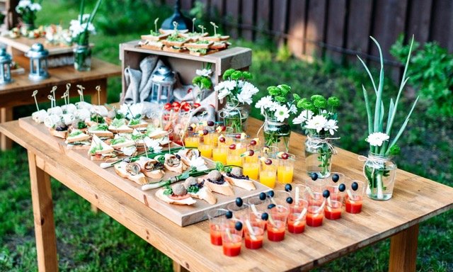 Food Adventure Stations: Culinary Perfection for Backyard Wedding Ideas