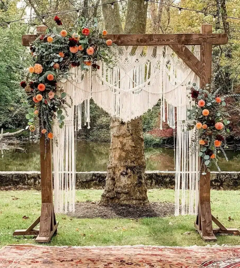 Photo Booth Whimsy: Bold Backyard Wedding Ideas