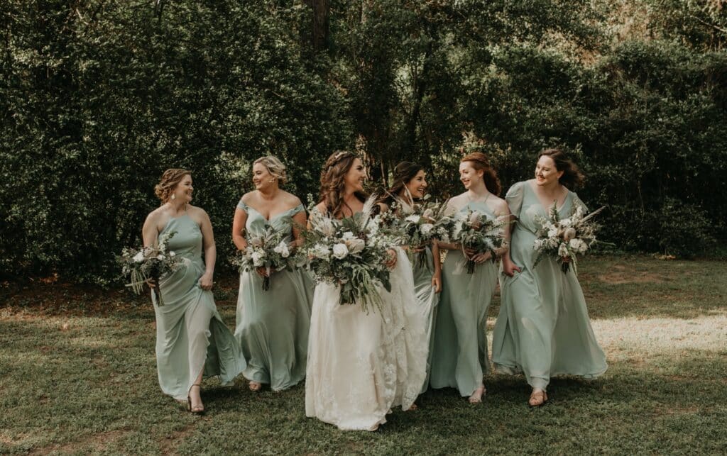 The Neutral Color Palette for Forest Wedding