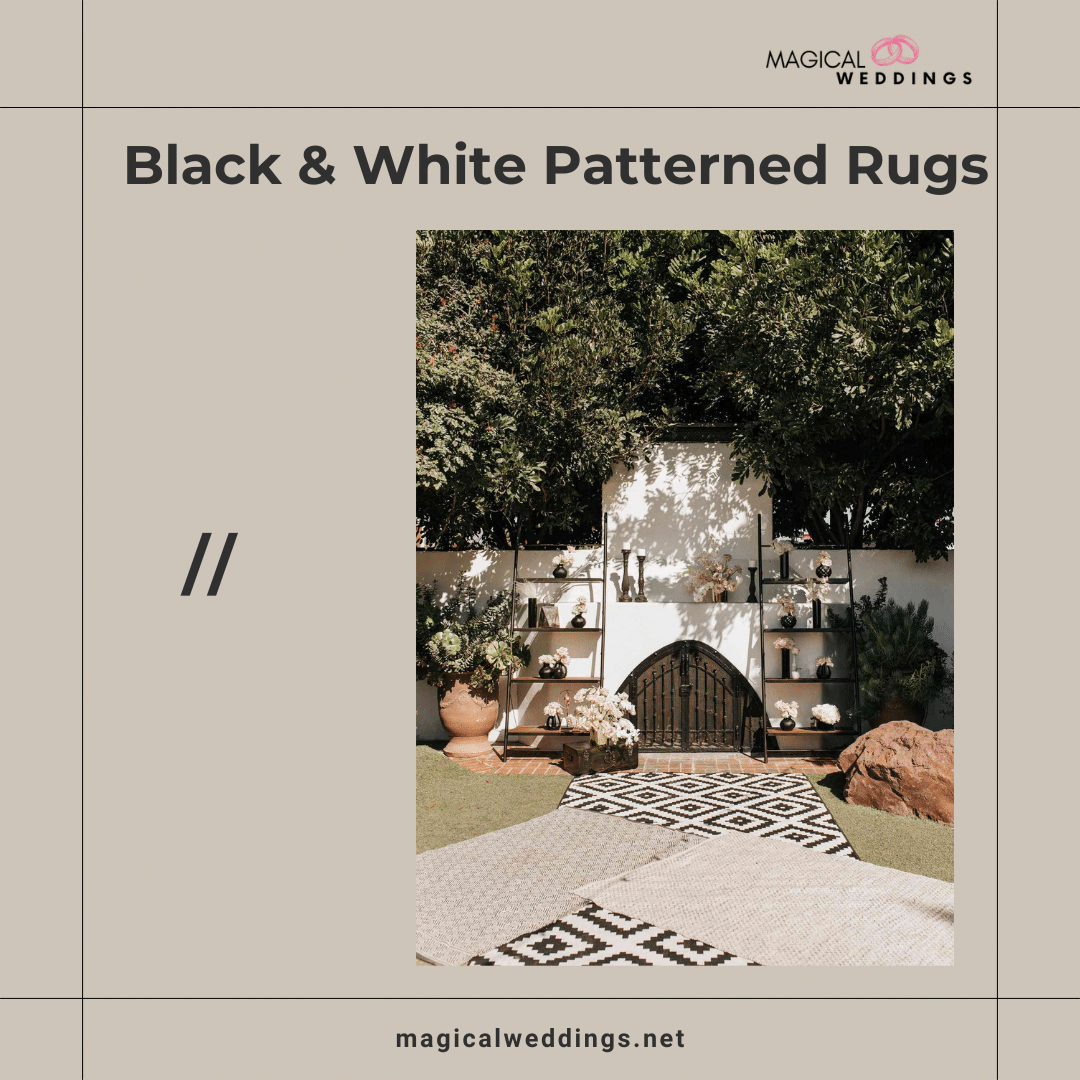 Black & White Patterned Rugs