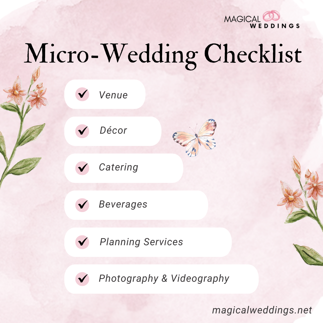 Micro Wedding Checklist Infographic