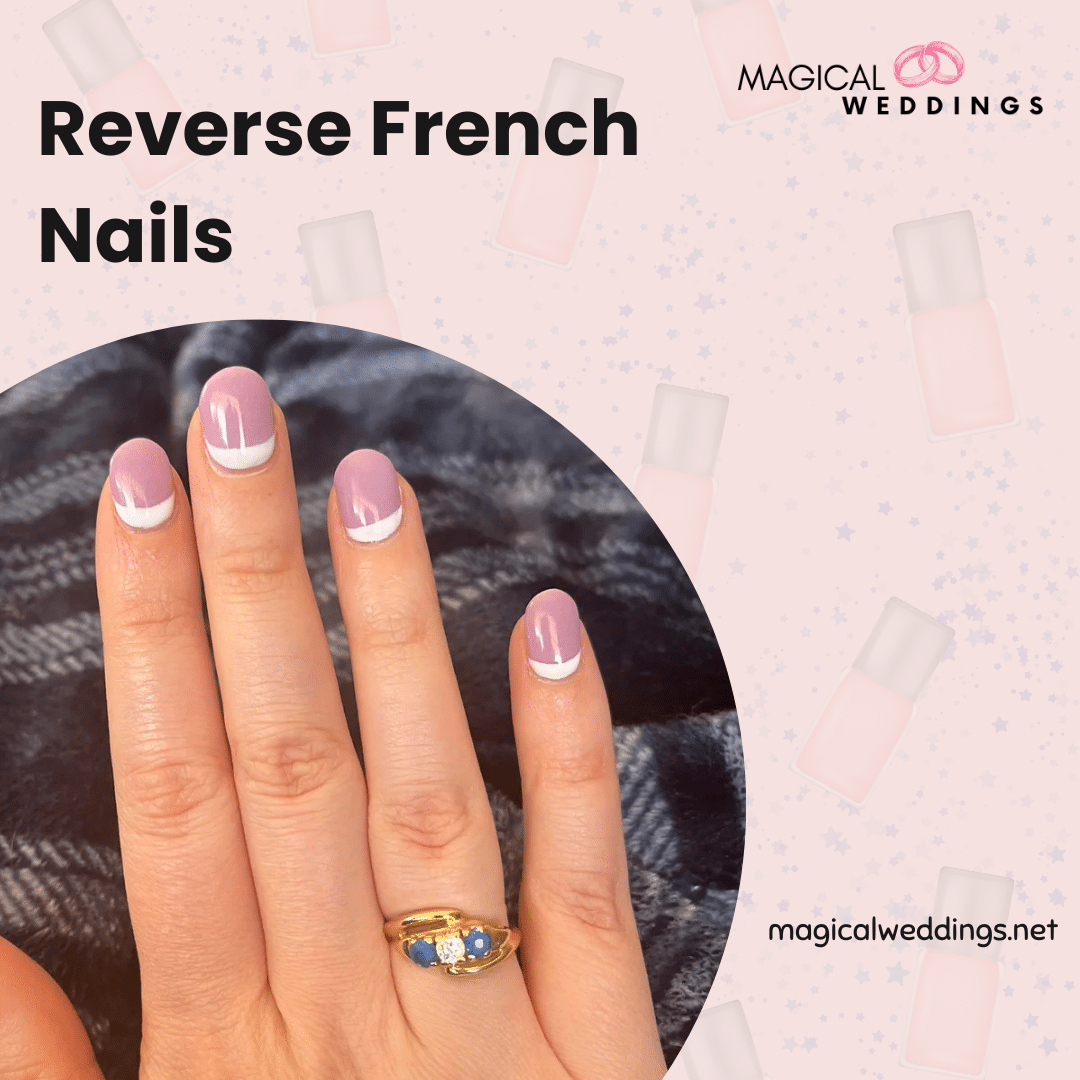 Reverse French Nails