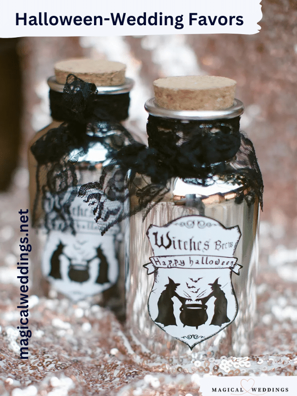 Halloween Themed Wedding Favors