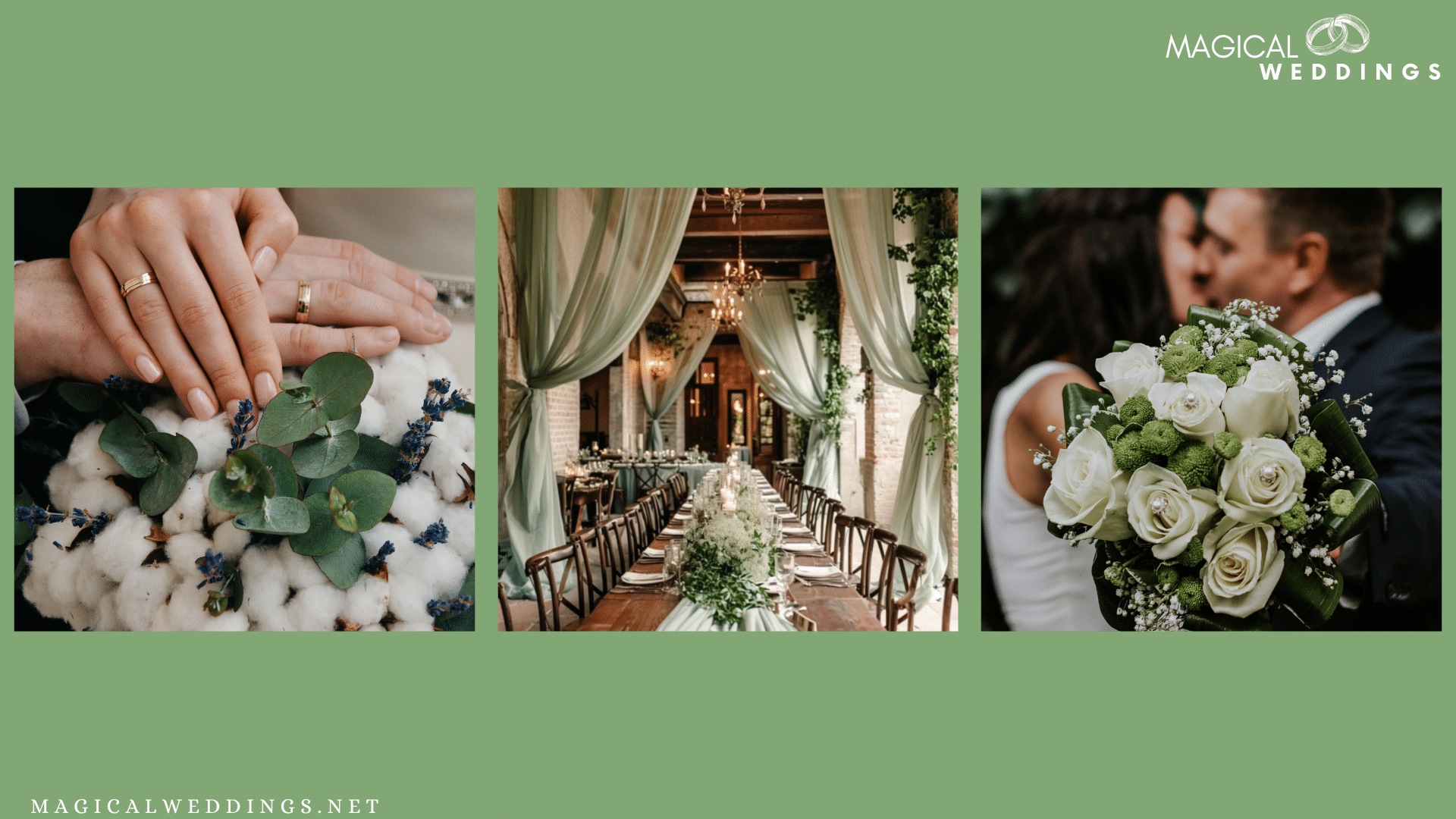 sageb green wedding decor