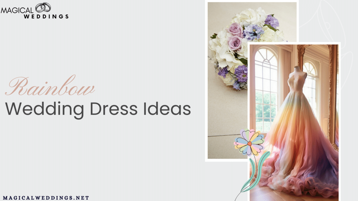 rainbow dress ideas for wedding