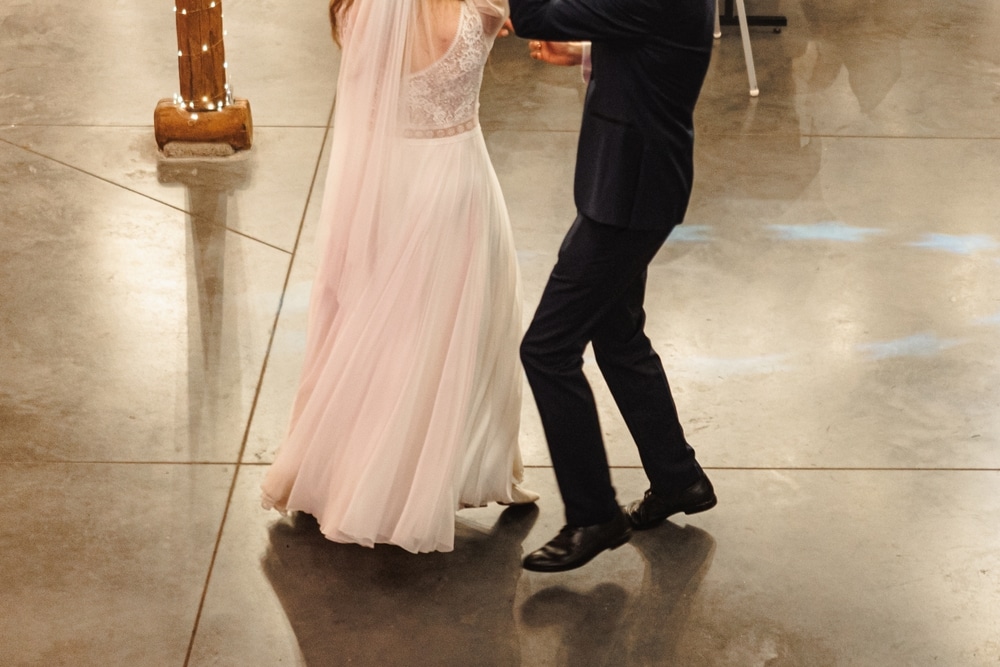 Bride And Groom Dancing At The Wedding Wedding Time First