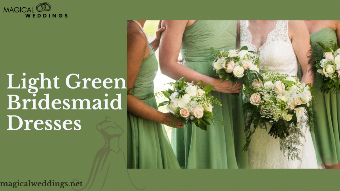 light green bridemaid dresses