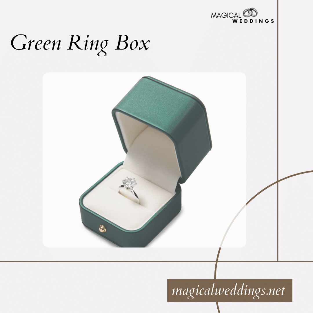 Green Ring Box on a light background